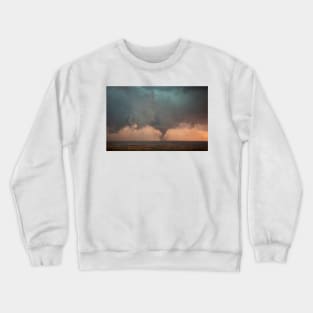 Tornado over fields, USA (C003/6464) Crewneck Sweatshirt